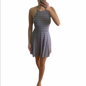 Striped casual dress